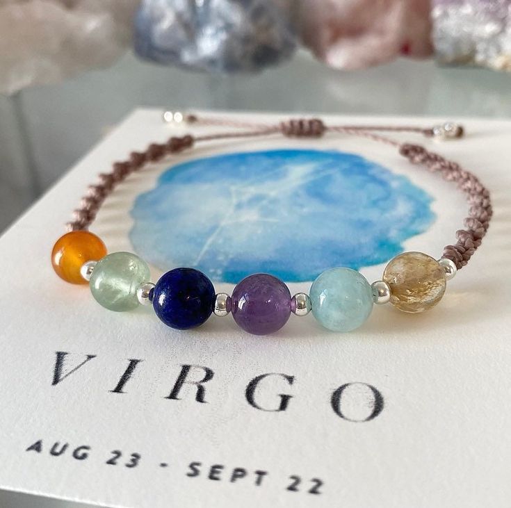 a VIRGO Zodiac Crystal Bracelet - Birthstone Crystal Jewellery.jpg